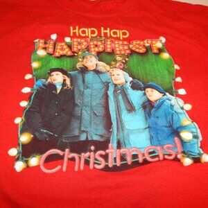 National Lampoon Christmas Vacation Happiest Hap T-shirt Men Size XL Cotton